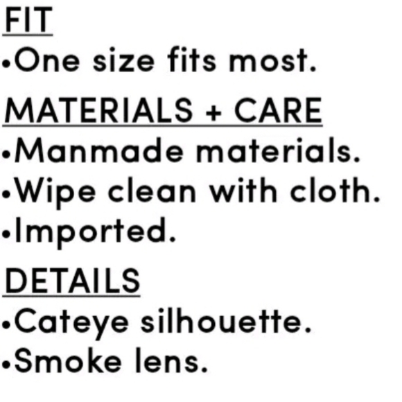 TORRID CATEYE METAL LINK SMOKE EYES SUNGLASSES - Picture 4 of 4